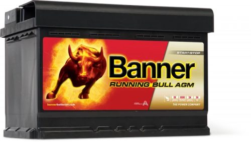 Banner Akkumulátor 70Ah 720A Running Bull Jobb+ AGM 570 01