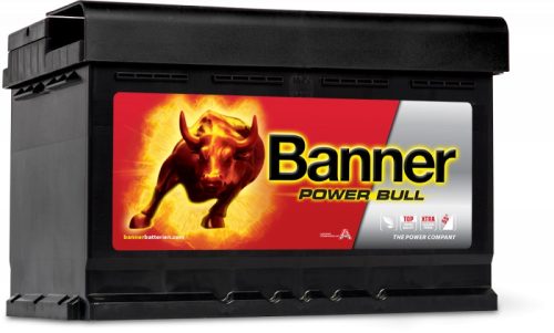 Banner Power Bull 12V 74Ah 680A Jobb+Autó Akkumulátor 