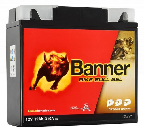 Banner Motor Akkumulátor 22Ah 375A Bike Bull Jobb+ GEL 521 01