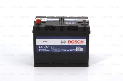 Bosch L4 12V 75Ah Bal+ Szabadidő Akkumulátor