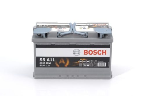 Bosch S5 12V 80Ah Jobb+ Autó Akkumulátor