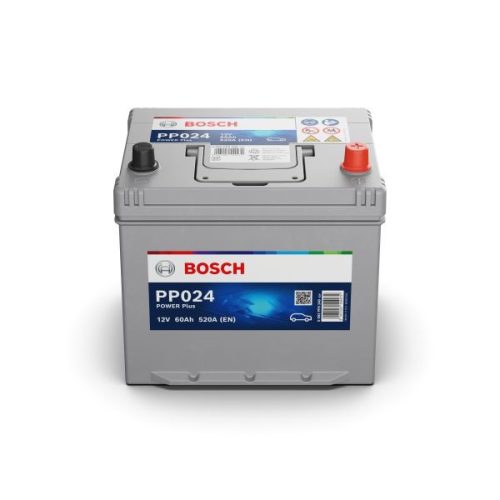 Bosch S4 12V 60Ah 520A Jobb+ Ázsiai Autó Akkumulátor 