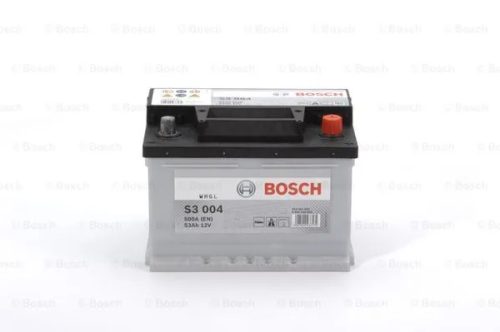 Bosch 12V 53Ah 470A Jobb+ Személyautó Akkumulátor 0092S30041