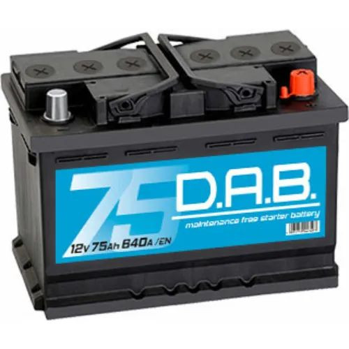 DAB Akkumulátor 75Ah Jobb+ DAB575044