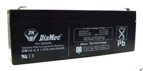 Diamec Akkumulátor 12V 2.2Ah Jobb+ DM12-2.2