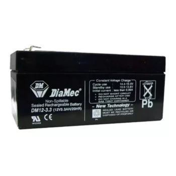 Diamec Akkumulátor 12V 3.3Ah Jobb+ DM12-3.3