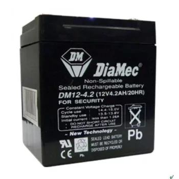 Diamec Akkumulátor 12V 4.5Ah Jobb+ DM12-4.2