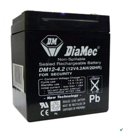 Diamec Akkumulátor 12V 4.5Ah Jobb+ DM12-4.2