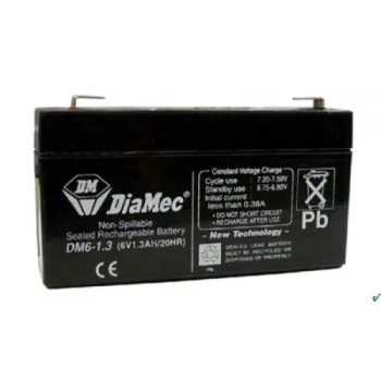 Diamec Akkumulátor 6V 1.3Ah Jobb+ DM6-1.3
