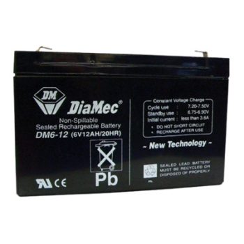 Diamec Akkumulátor 6V 12Ah Jobb+ DM6-12