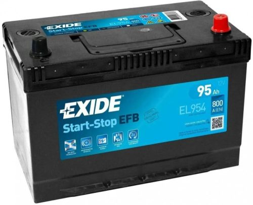 Exide Start Stop Akkumulátor 95Ah Jobb+ EFB EL954