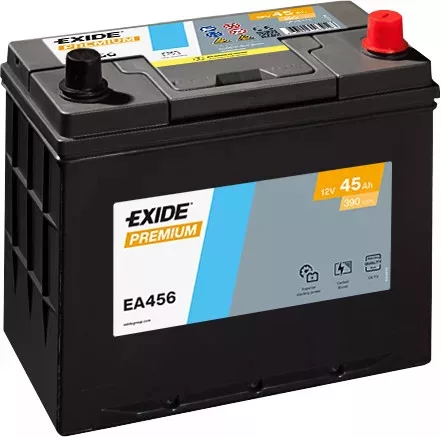Exide Premium Akkumulátor 45Ah Jobb+ EA456