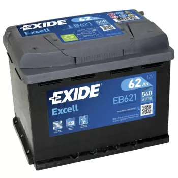 Exide Akkumulátor 62Ah Excell Bal+ EB621