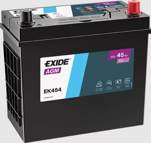 Exide AGM Akkumulátor 45Ah 380A Jobb+