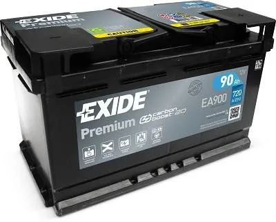 Exide Premium Akkumulátor 90Ah Jobb+ EA900