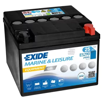 Exide Munka Akkumulátor 25Ah Marine&Leisure Jobb+ ES 290