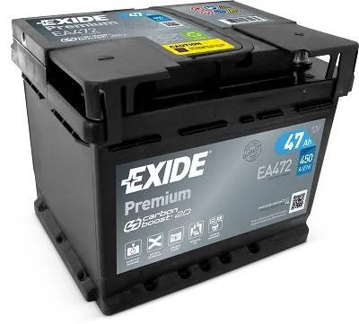 Exide Premium Akkumulátor 47Ah Jobb+ EA472