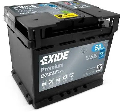 Exide Premium Akkumulátor 53Ah Jobb+ EA530