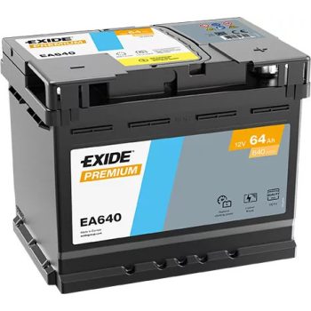 Exide Premium Akkumulátor 64Ah Jobb+ EA640