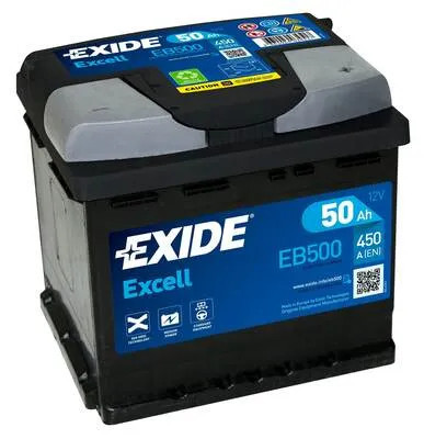 Exide Akkumulátor 50Ah Excell Jobb+ EB500