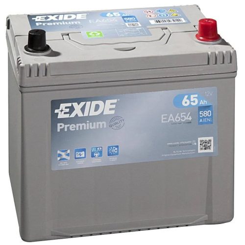 Exide Akkumulátor 65Ah Jobb+ EA654