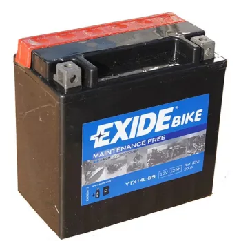 Exide Motor Akkumulátor 12Ah Jobb+ AGM ETX14L-BS
