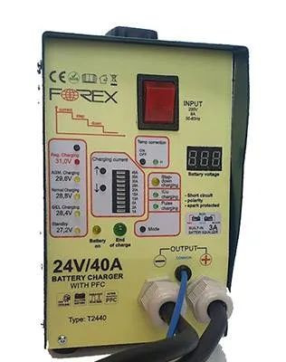Forex T2440 Akkumulátor töltő