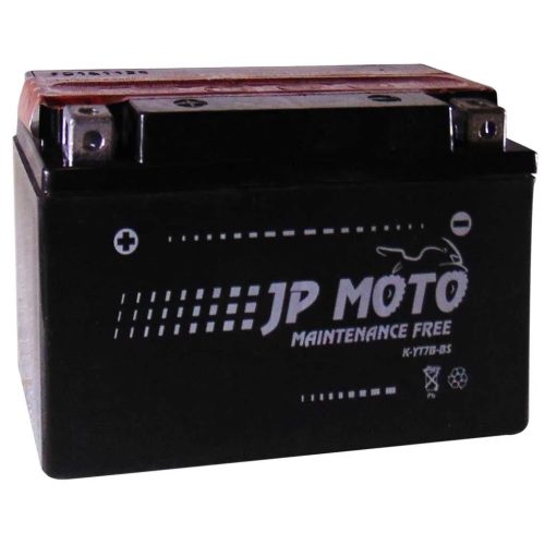 JP MOTO 12V 6Ah Bal YT7B-BS Zselés Motor Akkumulátor