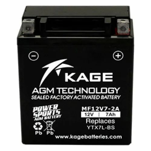 Kage Akkumulátor 7Ah Jobb+ KYTX7L-BS