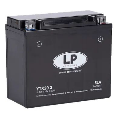 Landport YTX20-3 12V 18Ah Jobb+ Motor AGM Akkumuláror