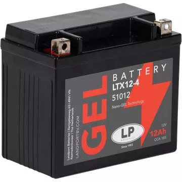 Landport Akkumulátor 12Ah Bal+ GEL YTX12-4