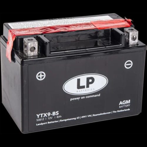 Landport Akkumulátor 8Ah Jobb+ AGM YTX9-BS