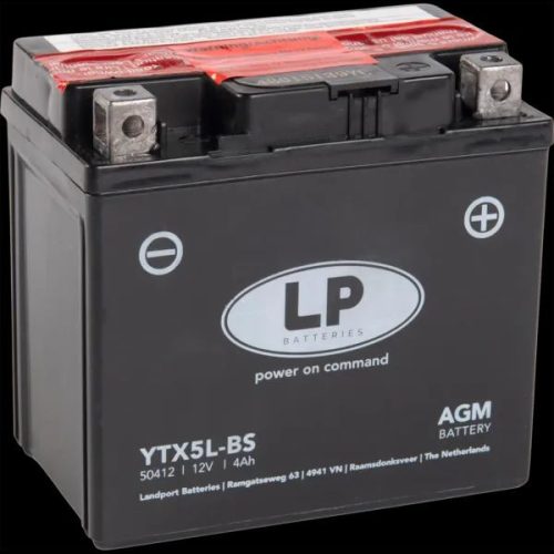 Landport Akkumulátor 4Ah Jobb+ AGM YTX5L-BS