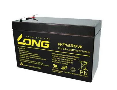 Long Akkumulátor 12V 9Ah Szünetmentes WP1236W