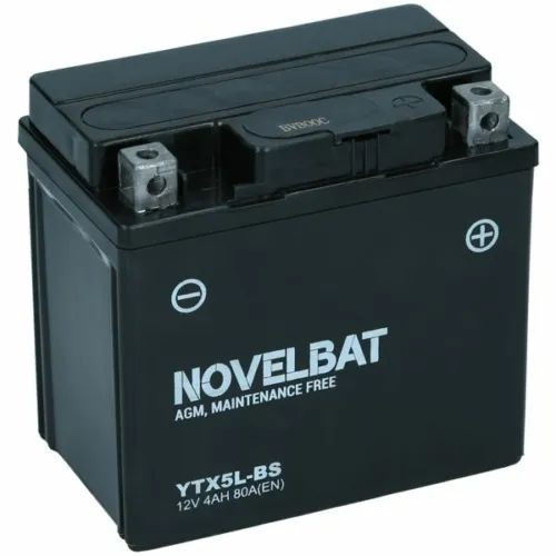 Novelbat YTX 5L-BS (AGM) 12V 4Ah Motor Akkumulátor