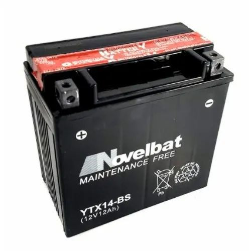 Novelbat Akkumulátor 12Ah Bal+ AGM NYTX14-BS