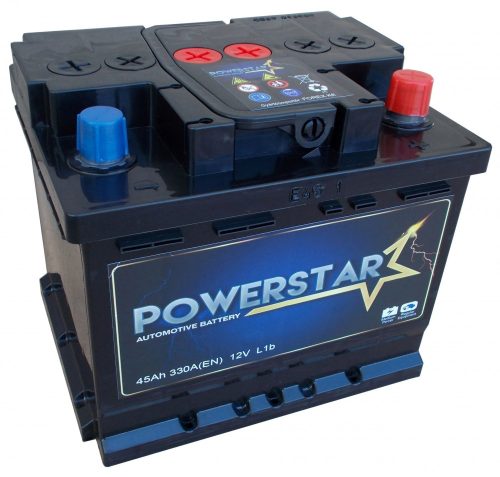 Powerstar Akkumulátor 45Ah Jobb+ PS-L1B
