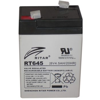 Ritar Akkumulátor 6V 4,5Ah Jobb+ Szünetmentes RT645