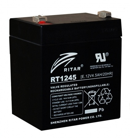 Ritar Akkumulátor 12V 4,5Ah Jobb+ Szünetmentes RT1245E