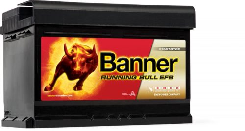 Banner Akkumulátor 65Ah 650A Running Bull Jobb+ EFB 565 12
