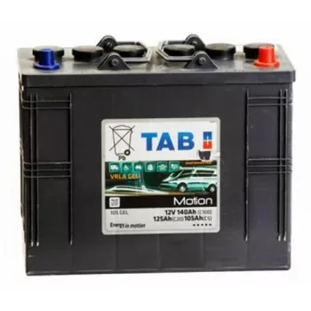 TAB Munka Akkumulátor 12V 125Ah Jobb+ GEL TAB105Gel