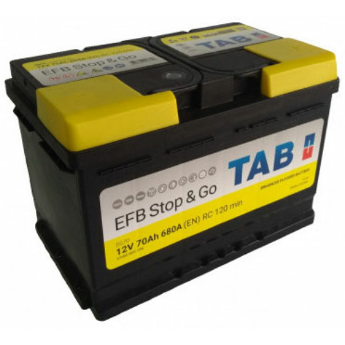TAB Akkumulátor 70Ah Jobb+ EFB TAB57088