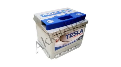 Tesla 12V 45Ah 430A Jobb+ Személyautó Akkumulátor TESLA45