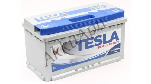 Tesla 12V 100Ah 900A Jobb+ Személyautó Akkumulátor TESLA100