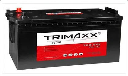 Trimaxx 12V 210Ah Bal+ Meghajtó Akkumulátor AKKU TCG 210