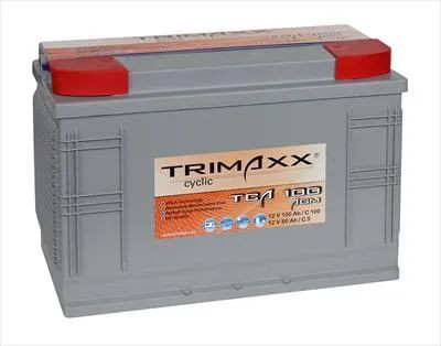 Trimaxx 12V 100Ah Jobb+ Meghajtó Akkumulátor AKKU TCA 100