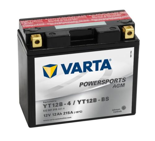 Varta Motor Akkumulátor 12Ah Bal+ AGM YT12B-BS