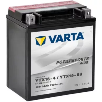 Varta Motor Akkumulátor 14Ah Bal+ AGM YTX16-4-1