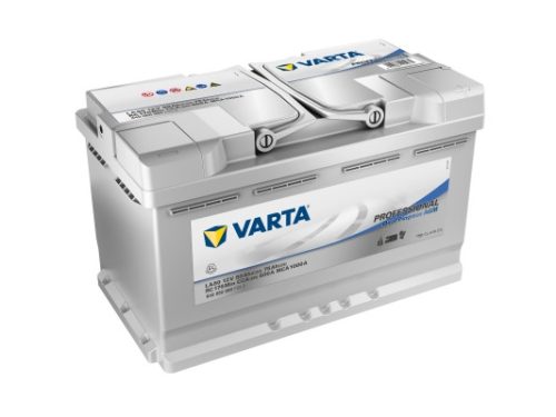 Varta Professional Dual Purpose AGM 12V 80Ah Jobb+ Szabadidő Akkumulátor