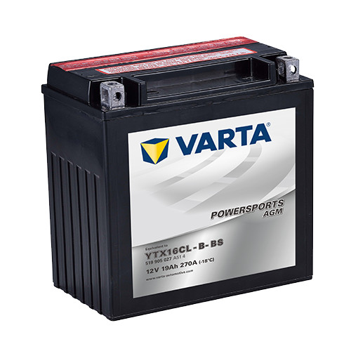 Varta Motor Akkumulátor 19Ah Jobb+ AGM YTX16YL-B-BS